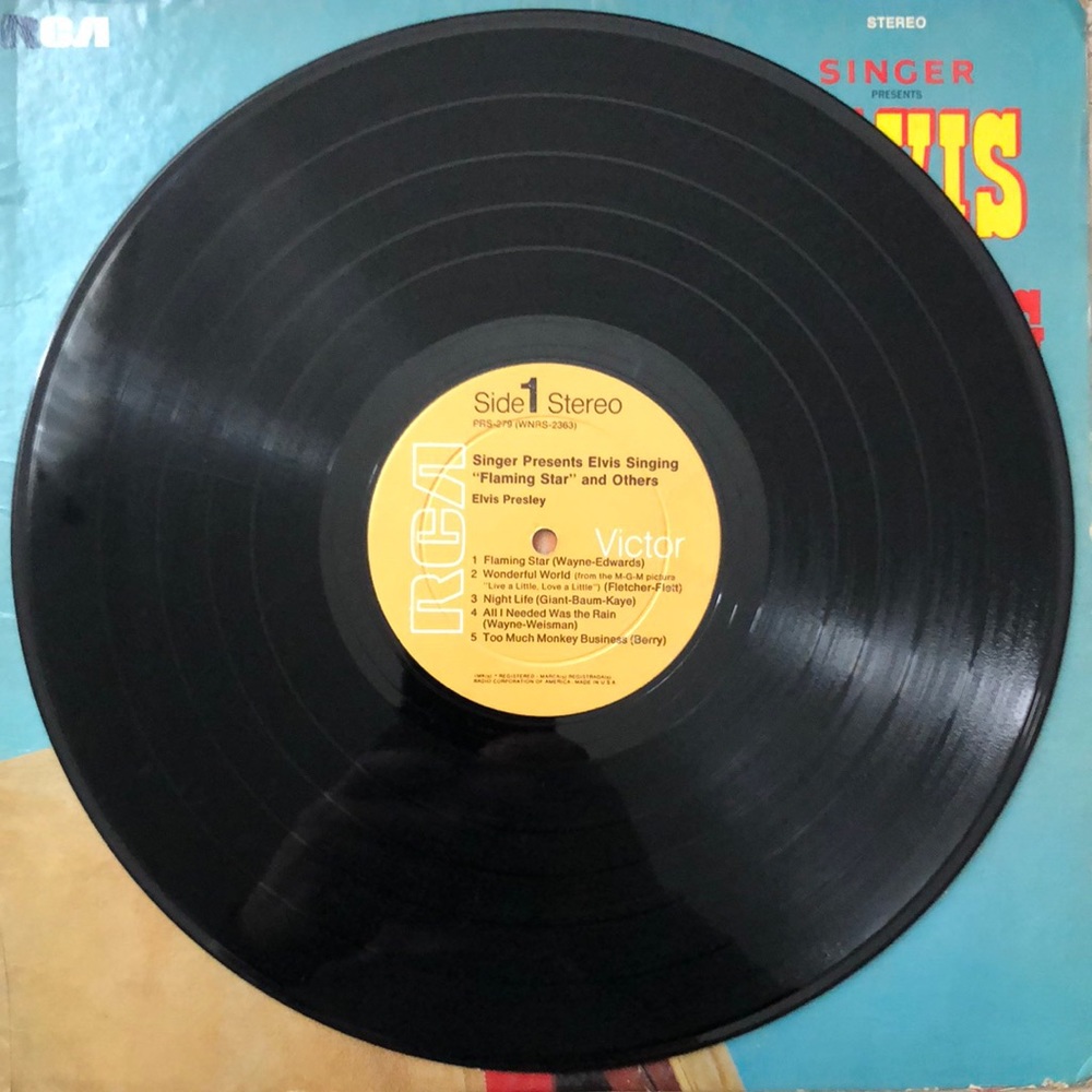 Elvis Presley Sings Flaming Star Vinyl Lp '68 - Picture 3 of 10